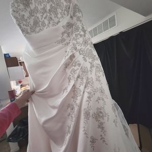 Wedding dress from Davids Bridal